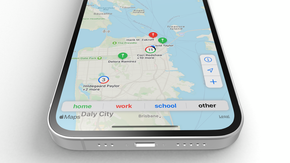#5. Sidewalk - Contact Mapping (iOS) Podle: shrtlist.com