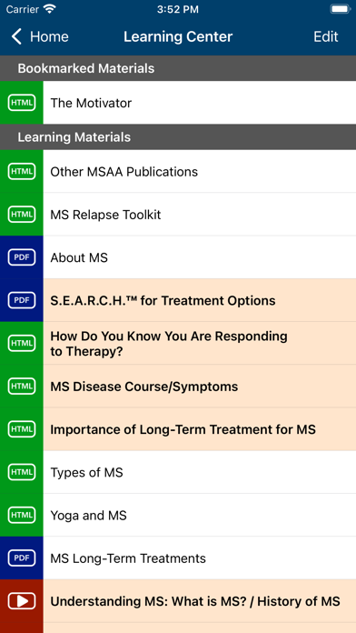 MSAA—My MS Manager Screenshot