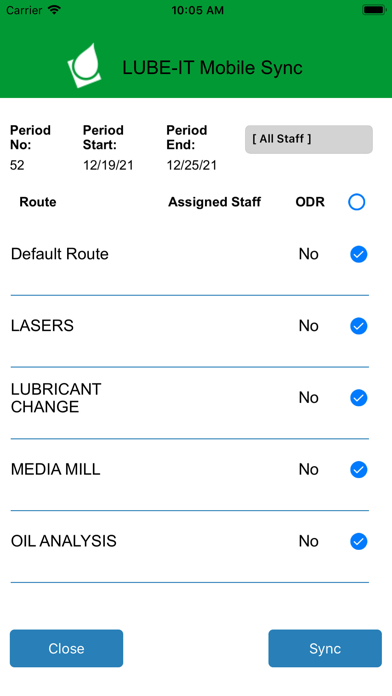 LUBE-IT Mobile Routes Screenshot