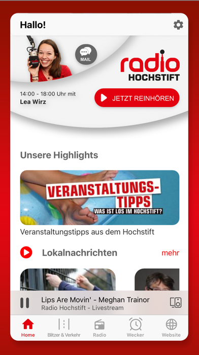 Radio Hochstift Screenshot 1 - AppWisp.com Radio Hochstift Screenshot 1 - AppWisp.com
