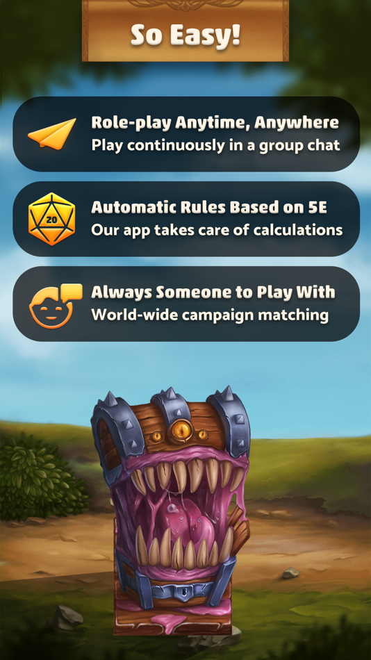 #4. Dungeon Realms: Chat & Roll (iOS) 由: Fireball Inc.