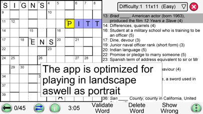 Barred Crossword Screenshot