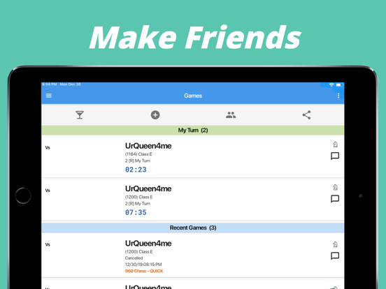 Chess Time Live - Play Online iPad screenshot 4 - Games app
