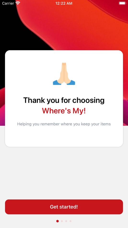 #3. Where's My? (iOS) By: Tendekai Kachere