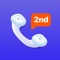 Get a second phone number for making calls and texting