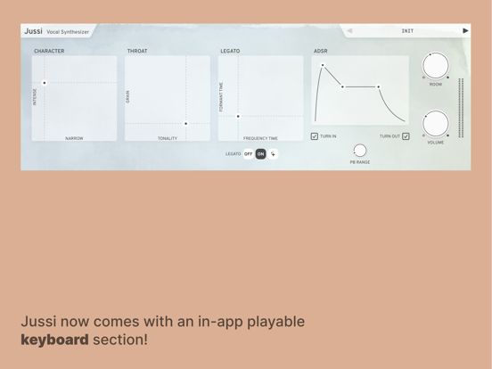 Jussi - Vocal Synthesizer iPad app afbeelding 5