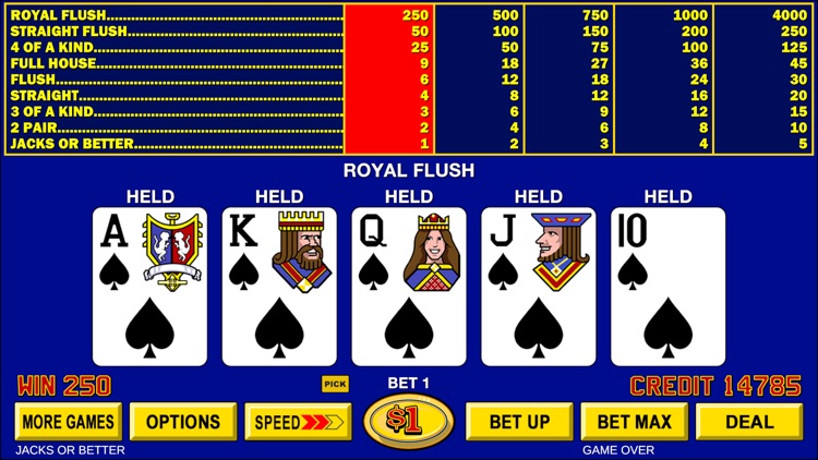 Video Poker ™ - Classic Games screenshot-4