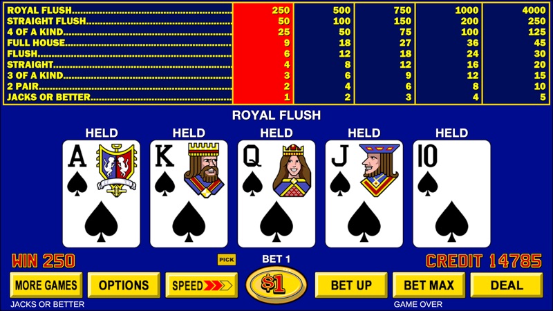 Video Poker ™ - Classic Games screenshot 5