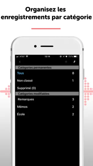 Capture d'écran de Alon Dictaphone Memo Et Notes sur iPhone 7