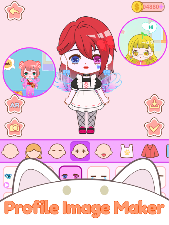 Anime Fashion Doll Maker AR iPad screenshot 4 - Entertainment app