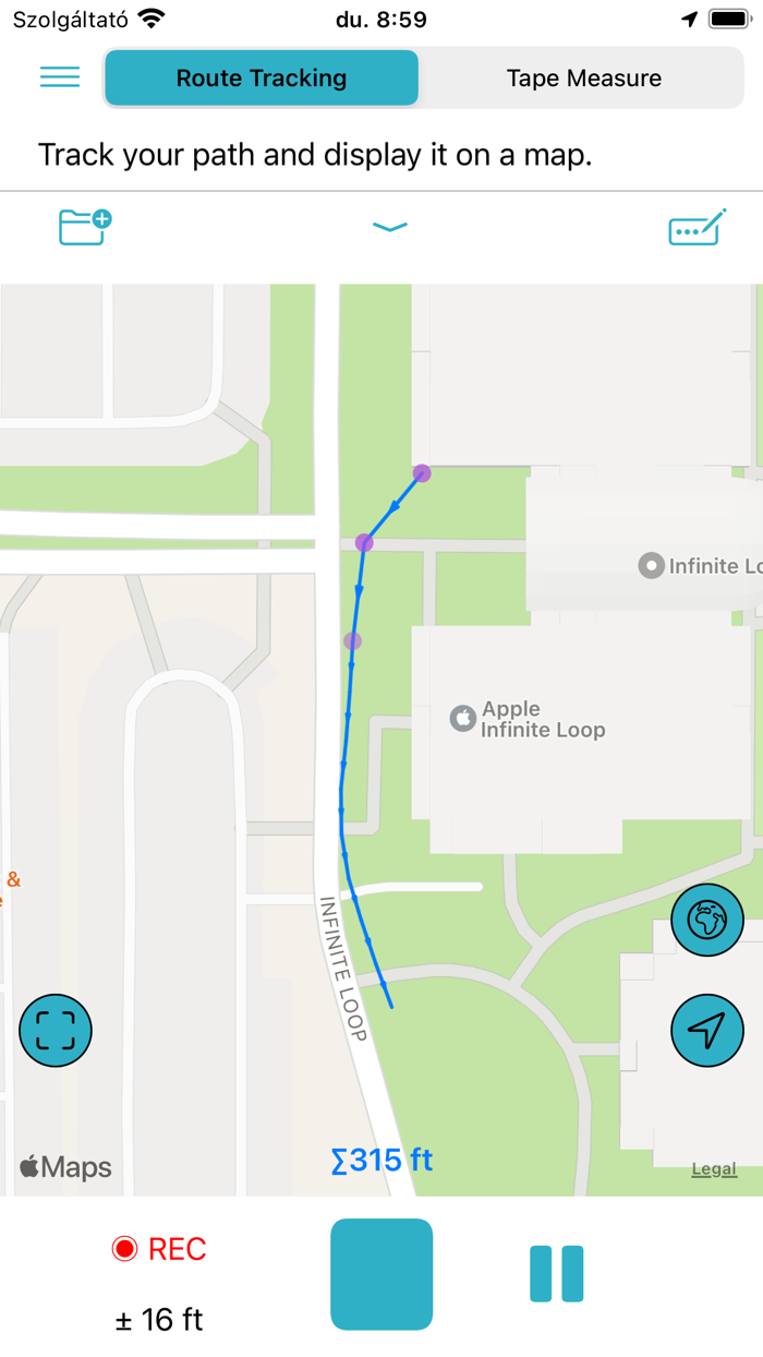 Route Tracking Tape Measure