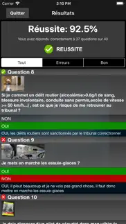 quiz code de la route iphone screenshot 4