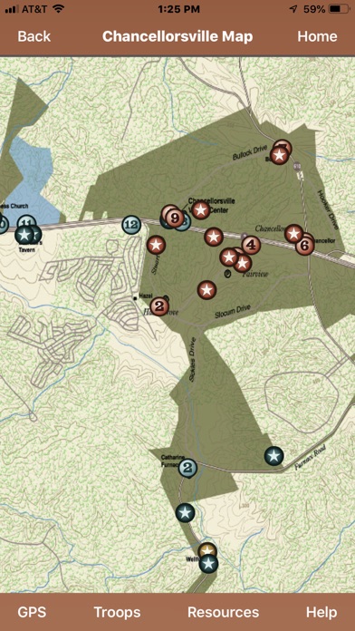 Chancellorsville Battle App Screenshot