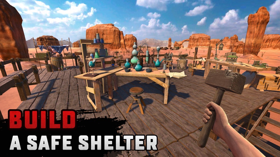 #5. Raft® Survival : Desert Nomad (iOS) Podle: Survival Games Ltd