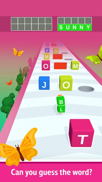 Screenshot 3 of Word Runner 3D! App