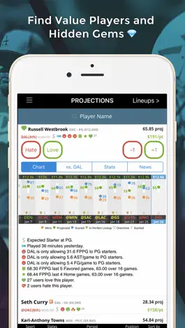 Game screenshot LineStar for DK DFS apk