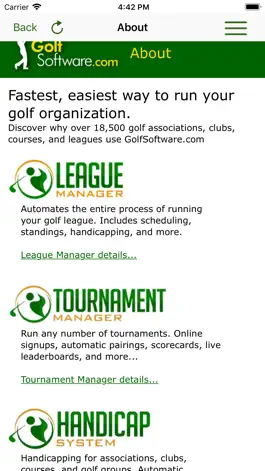 Game screenshot GolfSoftware.com hack