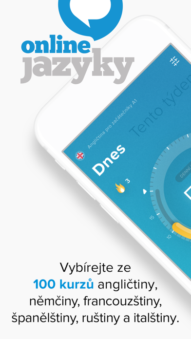 Online jazyky: naučí vás víc Screenshot