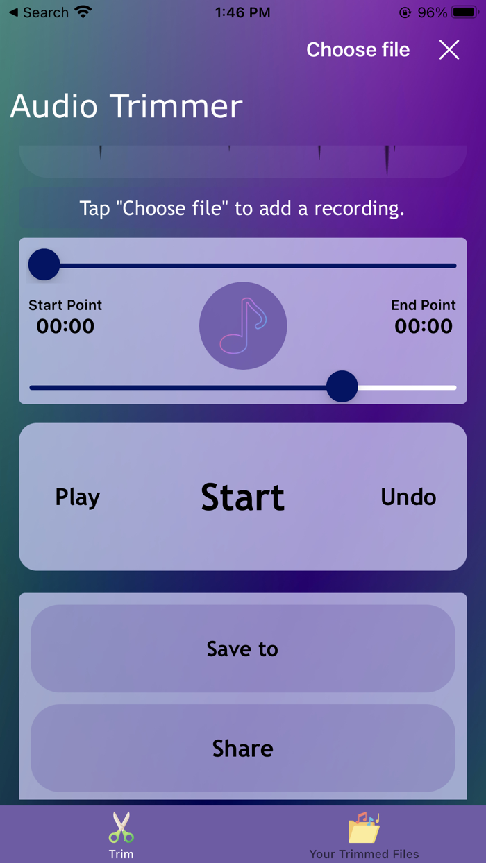 Audio Trimmer - Cut Recordings