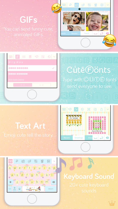 Pastel Keyboard Themes Colorのおすすめ画像7