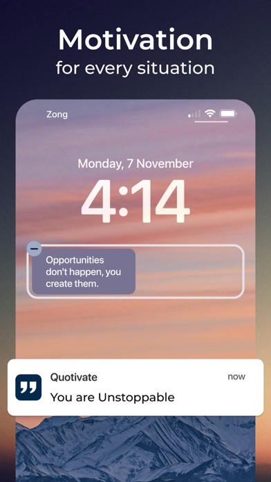 Daily Quotes - Quotivate Screenshot