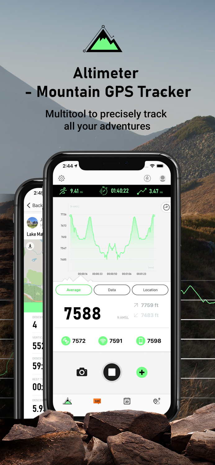Altimeter Mountain GPS Tracker
