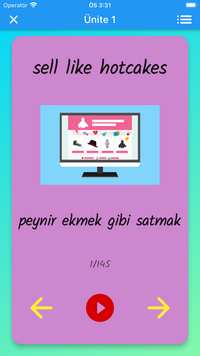 11. Sınıf İngilizce Screenshot