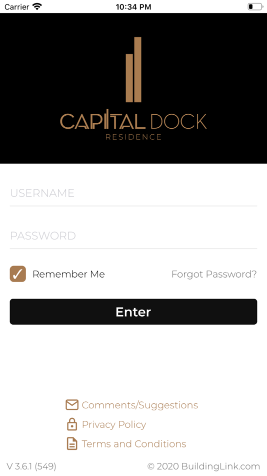Capital Dock Residence App - 3.9.1 - (iOS)