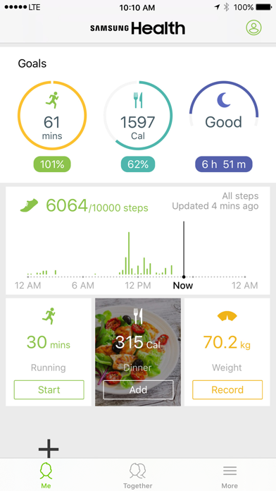 Samsung Health Screenshot