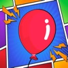 Balloon pop party icon