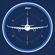 标题：JetBlue航班雷达