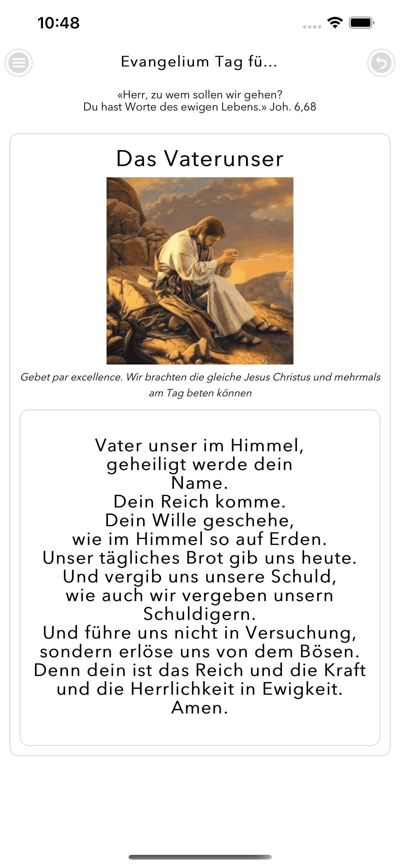 Evangelium Tag für Tag