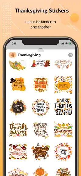 Game screenshot Thanksgiving Stickers! apk