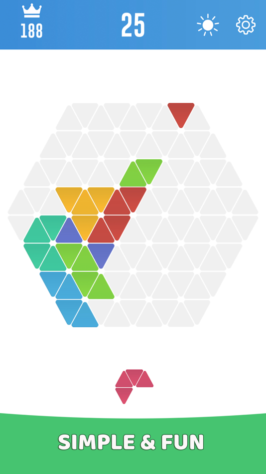 #1. Trigon : Classic Color Puzzle (iOS) 由: Binh Doan