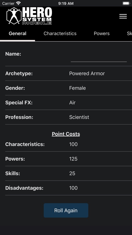 HERO System Mobile screenshot-3