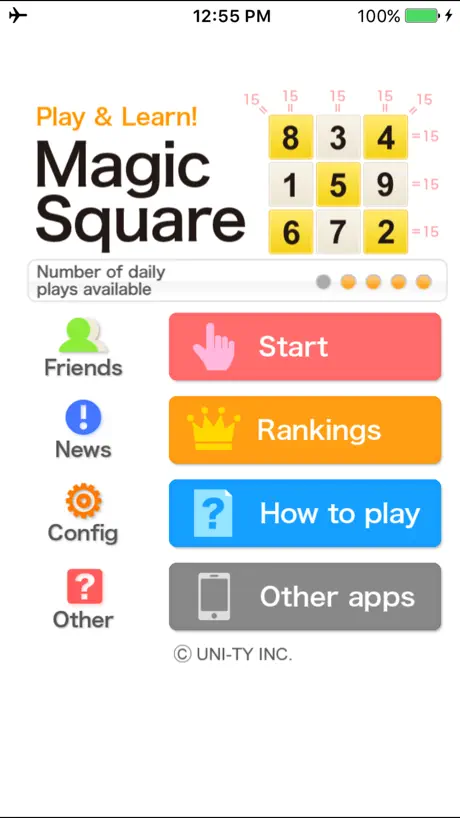 Magic square (Play & Learn!)
