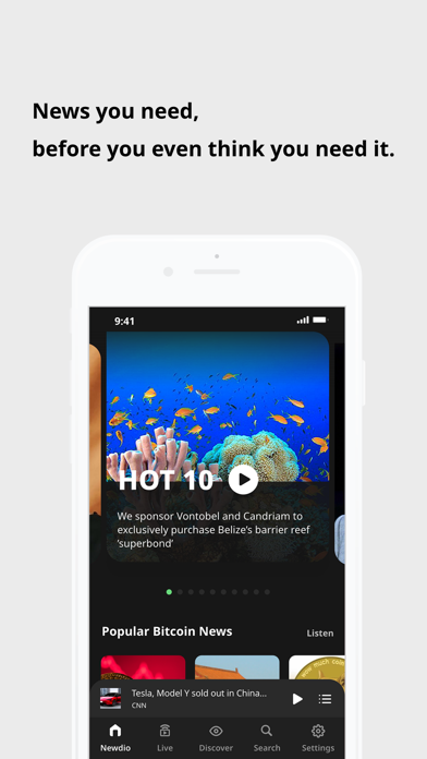 Newdio: Global News Screenshot
