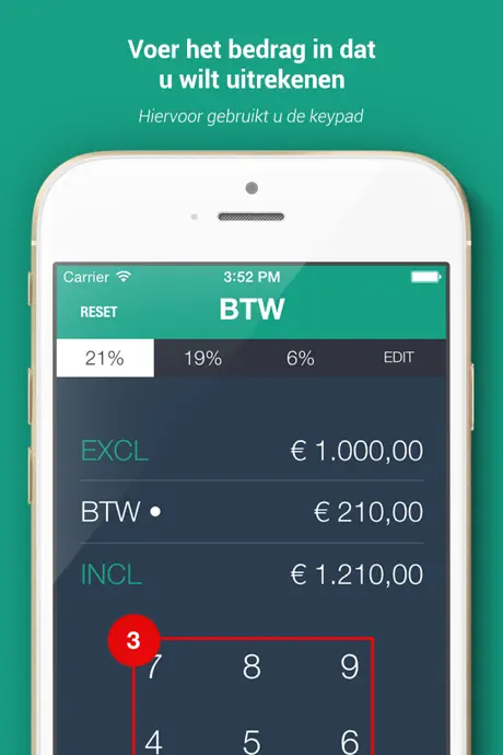 BTW berekenen app - BTW