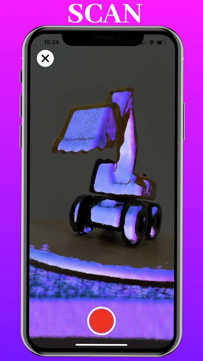 3D TrueDepth Camera Scan