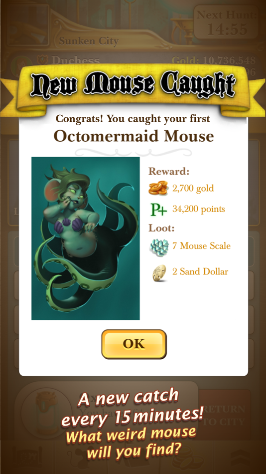 #4. MouseHunt: Massive-Passive RPG (iOS) 由: HitGrab Inc.