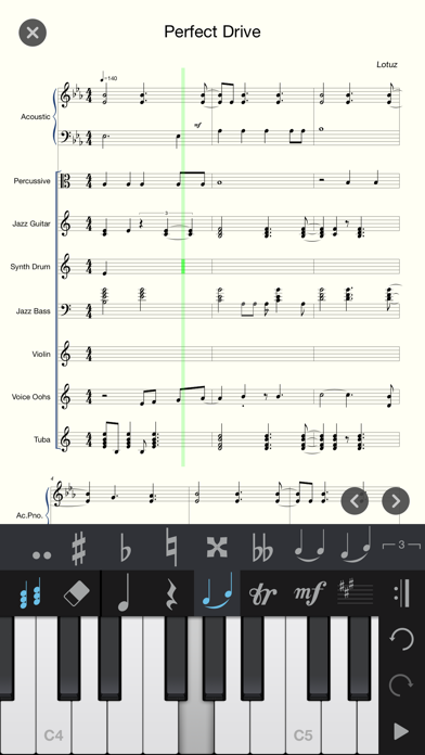 Screenshot #2 pour Piano+ Pro - Partition