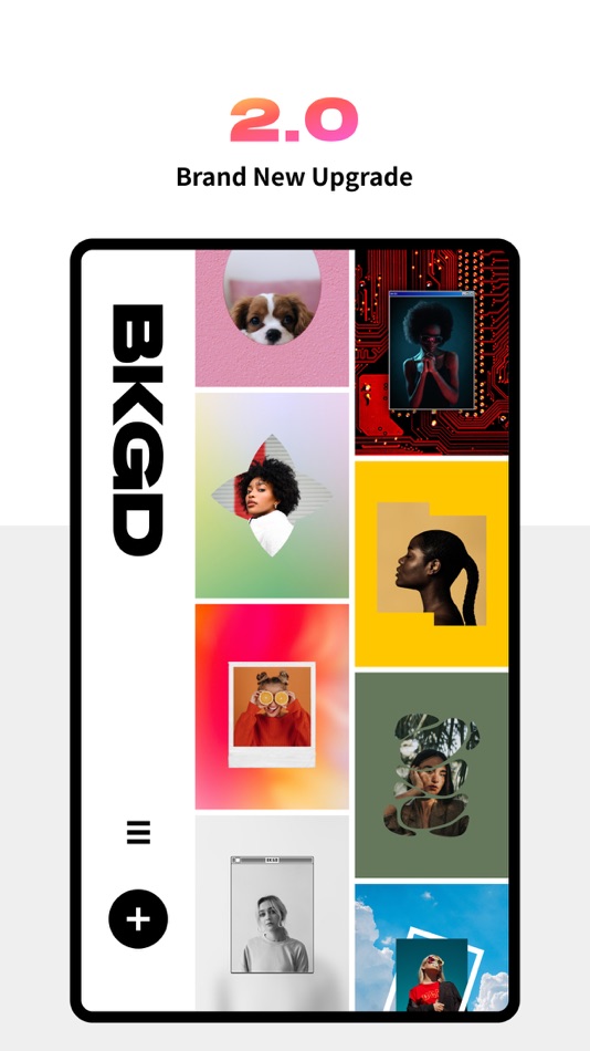 #1. BKGD: Photo Frames&Backgrounds (iOS) 由: 帕哈尔丁 帕力万