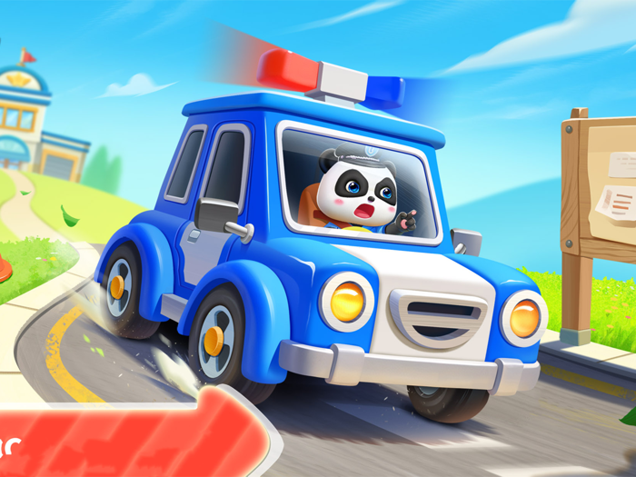 Little Panda Police Man Drive