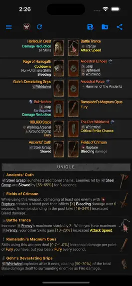 Game screenshot Database for Diablo 4 mod apk