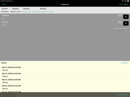 Screenshot #6 pour BehaviorSnap