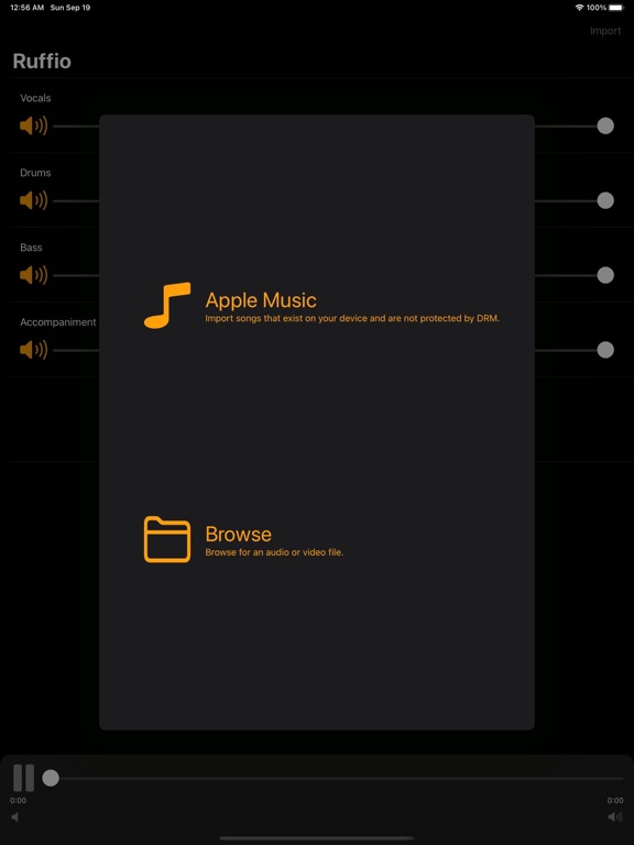 Screenshot #6 pour AI Backing Track Maker: Ruffio