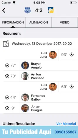 Game screenshot FutbolEc hack