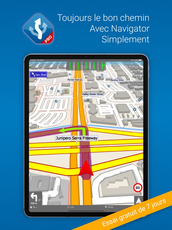 Screenshot #4 pour MapFactor Navigator TRUCK PRO