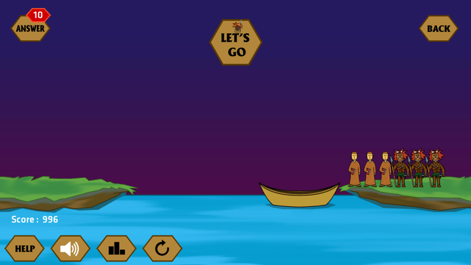 #3. River Crossing IQ - IQ Test (iOS) By: Tiep Le