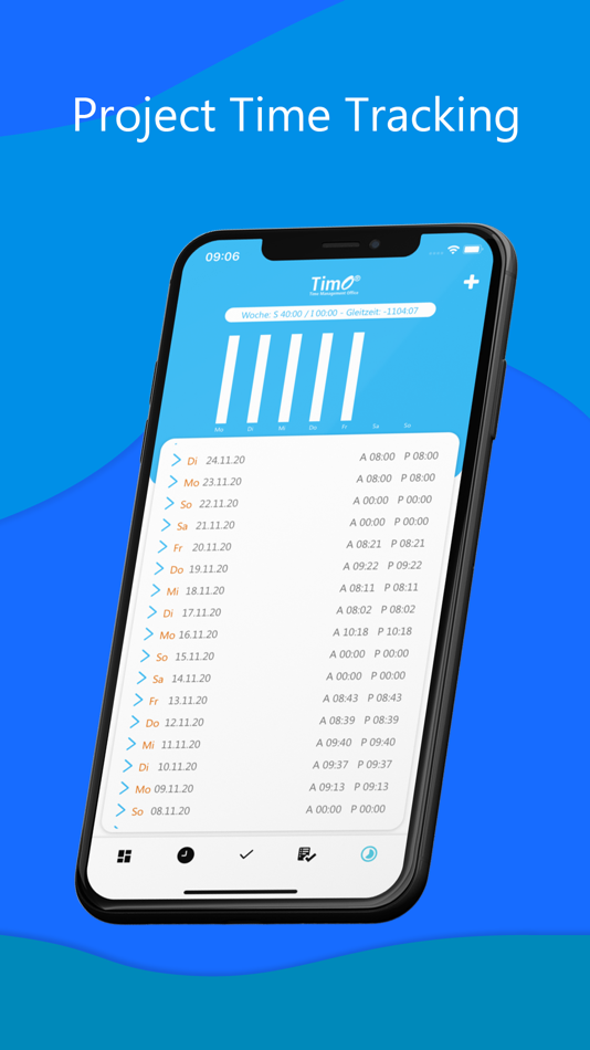 #4. TimO Mobile (iOS) Podle: TimO - Time Management Office GmbH